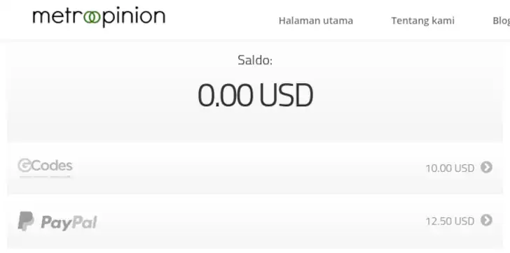 Review MetroOpinion, Penipuan atau Bukan? 3 imbalan metroopinion