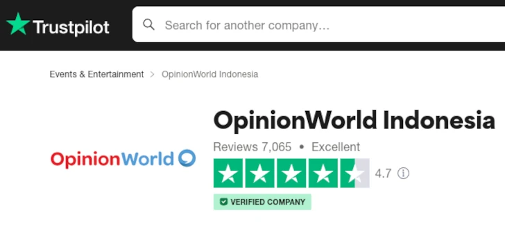 opinion world trustpilot