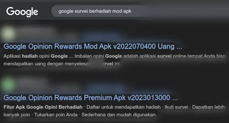 Google Survei Berhadiah Mod Apk