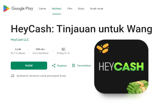 Review HeyCash, Penipuan atau Bukan? 3 heycash penipuan