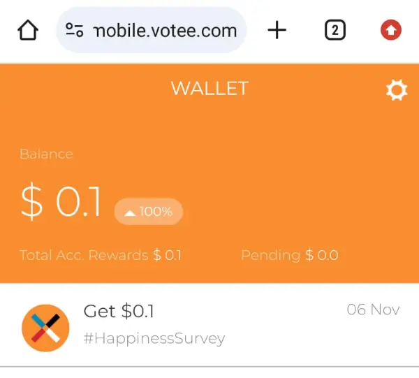 Review Votee, Penipuan atau Bukan? 1 imbalan votee