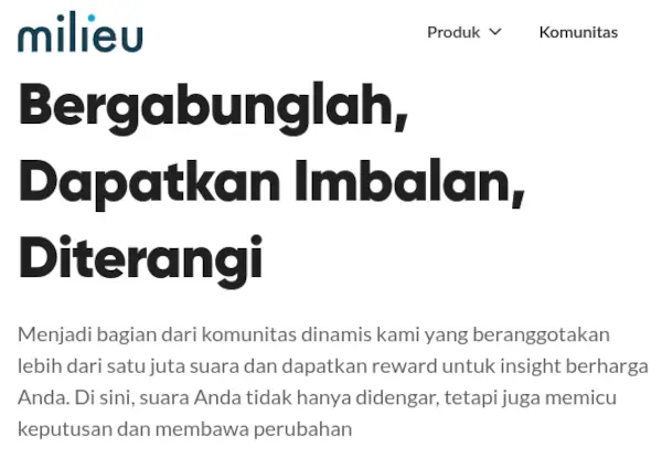 milieu adalah