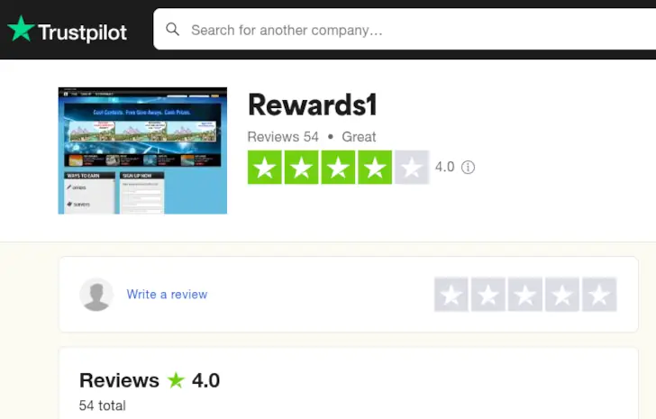 Review Rewards1, Penipuan atau Bukan? 3 rewards1 trustpilot