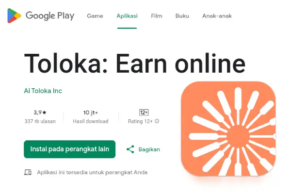 Review Toloka, Penipuan atau Bukan? 4 toloka google play