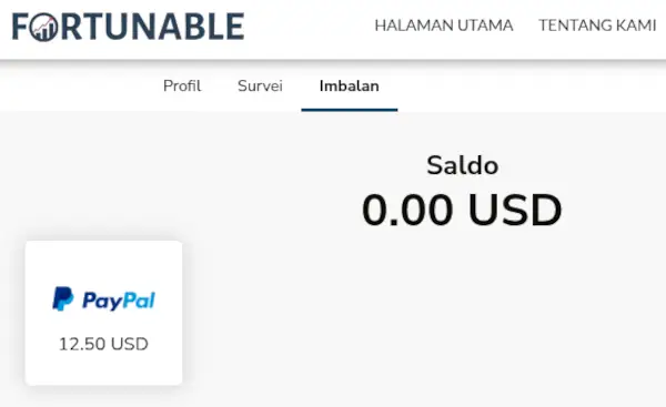 Review Fortunable, Penipuan atau Bukan? 2 imbalan fortunable