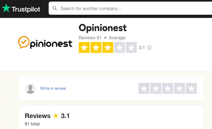 Review Opinionest, Penipuan atau Bukan? 3 opinionest trustpilot