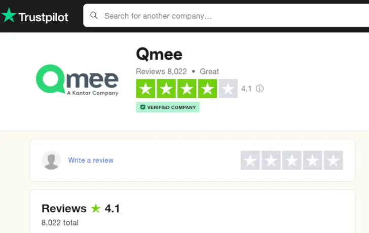 Review Qmee Apk, Apakah Tersedia di Indonesia? 3 qmee trustpilot