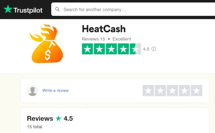 Review HeatCash, Penipuan atau Bukan? 3 heatcash trustpilot