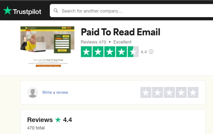 Review PaidToReadEmail, Penipuan atau Bukan? 3 paidtoreademail trustpilot
