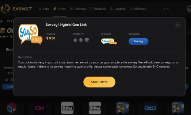 Review Earnut, Penipuan atau Bukan? 1 contoh tugas earnut