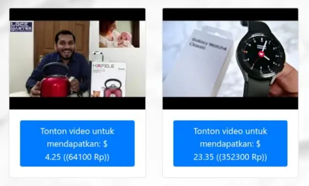 Review Video Earns Top, Penipuan atau Bukan? 1 contoh tugas video earns top