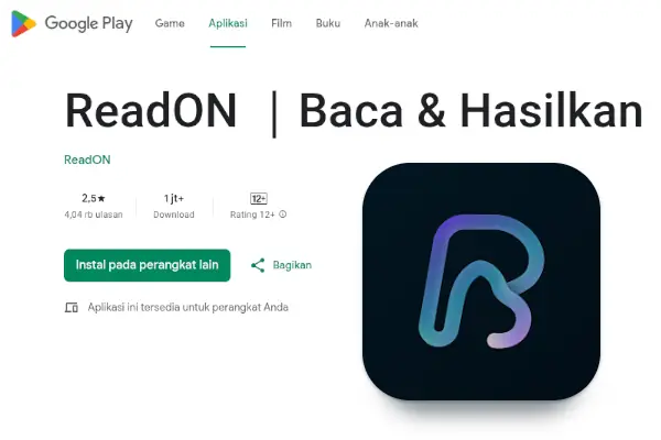 Review ReadON, Penipuan atau Bukan? 3 readon penipuan