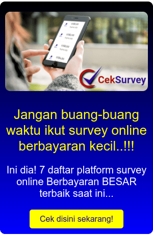 survey berbayar terpercaya