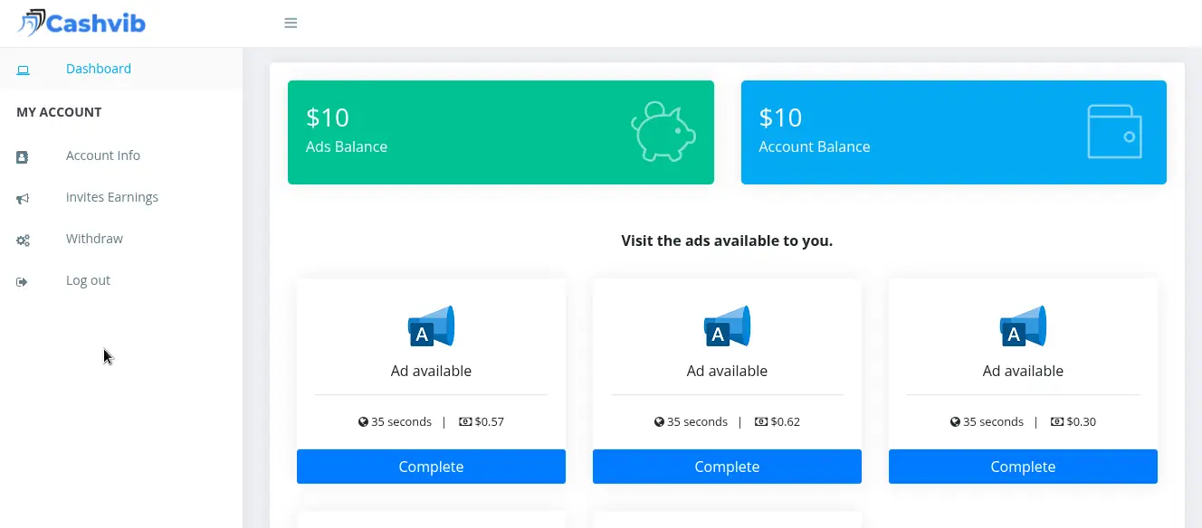 Review CashVib, Penipuan atau Bukan? 1 pendaftaran cashvib