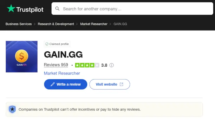 Review GainSurveys, Penipuan atau Bukan? 4 gainsurveys penipuan