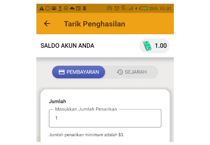 pembayaran survey panda