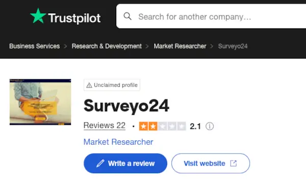 surveyo24 trustpilot