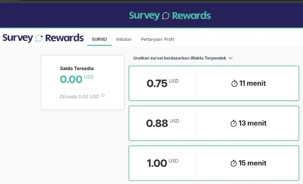 tugas surveyrewards