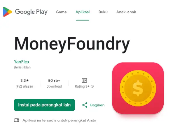 MoneyFoundry penipuan