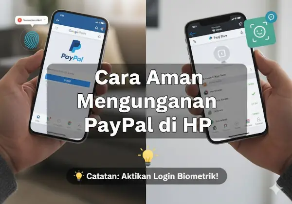 Cara Aman Menggunakan PayPal di HP dan Komputer / Laptop 2 cara aman menggunakan PayPal di HP Android dan iOs