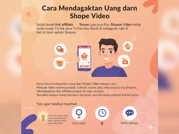 Cara Mendapatkan Uang dari Shopee Tanpa Jualan (Terbaru 2025) 2 cara dapat uang dari Shopee Video