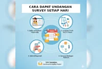 cara dapat undangan survey setiap hari
