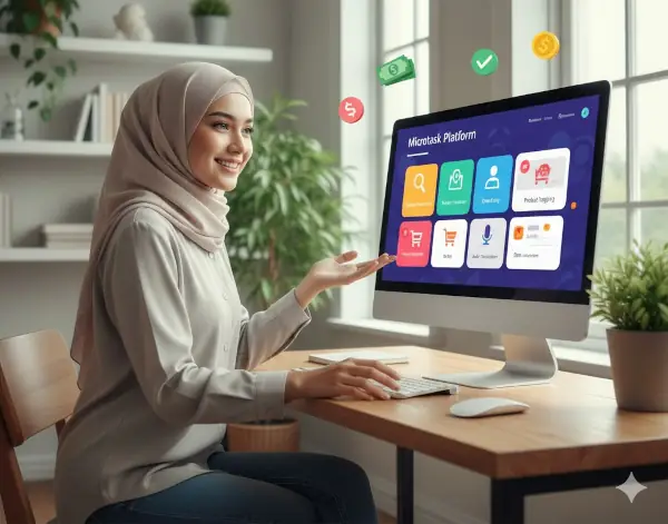Panduan Lengkap: Cara Menghasilkan Uang dari Internet untuk Pemula (2025) 4 penghasilan dari internet microtask