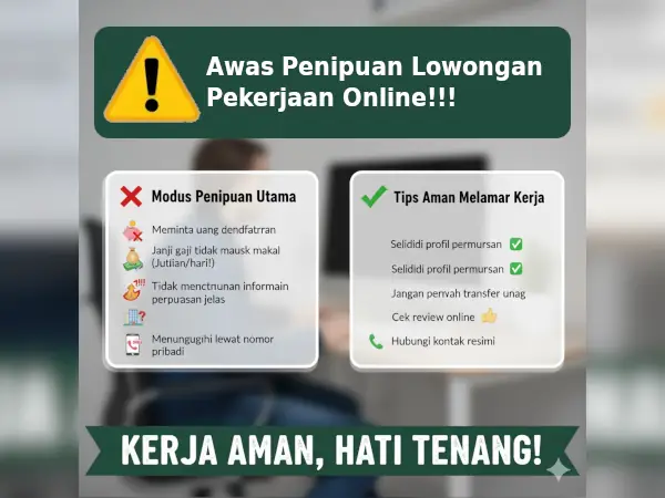10+ Rekomendasi Pekerjaan Online dari Rumah Tanpa Modal atau dengan Modal Kecil 4 penipuan lowongan pekerjaan online
