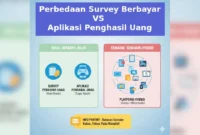 perbedaan survey berbayar vs aplikasi penghasil uang