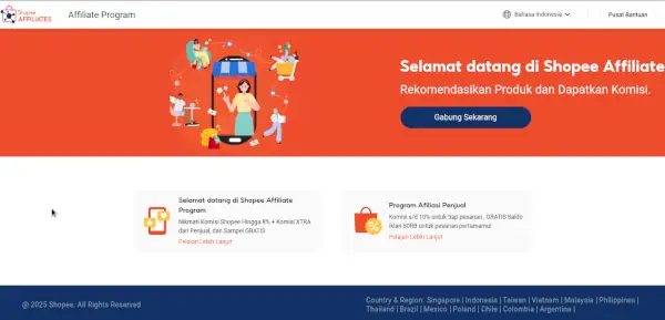 platform affiliate Shopee