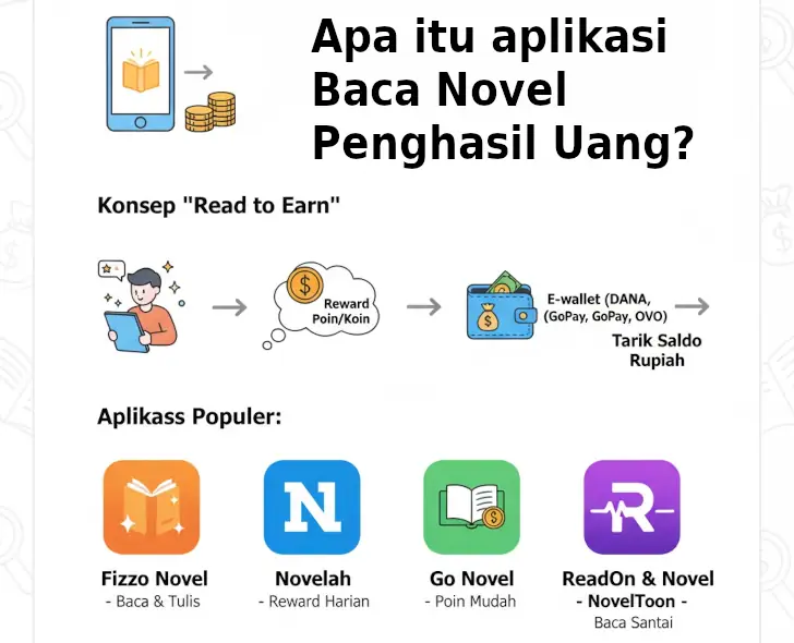 aplikasi baca novel penghasil uang