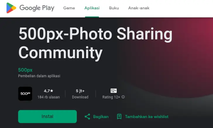 7 Rekomendasi Situs dan Aplikasi Jual Foto Online Terbaik 2025 7 aplikasi jual foto 500px