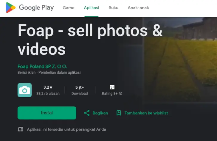 7 Rekomendasi Situs dan Aplikasi Jual Foto Online Terbaik 2025 3 aplikasi jual foto Foap