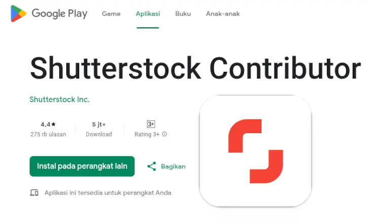 7 Rekomendasi Situs dan Aplikasi Jual Foto Online Terbaik 2025 1 aplikasi jual foto Shutterstock Contributor