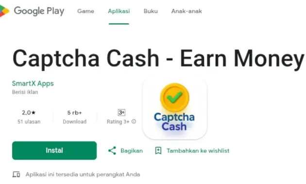 aplikasi ngetik captcha CaptCha Cash