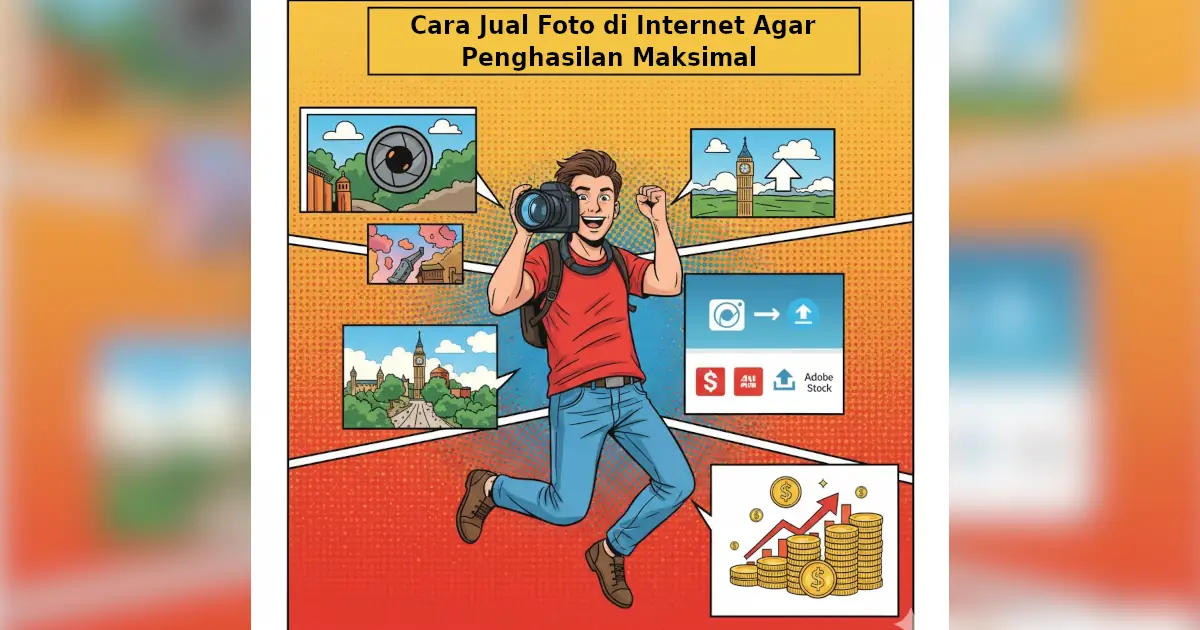 cara jual foto agar penghasilan maksimal