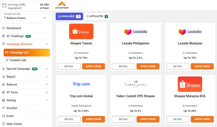 Review Accestrade Affiliate 2025: Pengalaman Dapat Rp1,8 Juta dari Platform Ini 4 cara promosi produk Accestrade