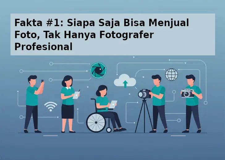 Fakta #1: Siapa Saja Bisa Menjual Foto, Tak Hanya Fotografer Profesional