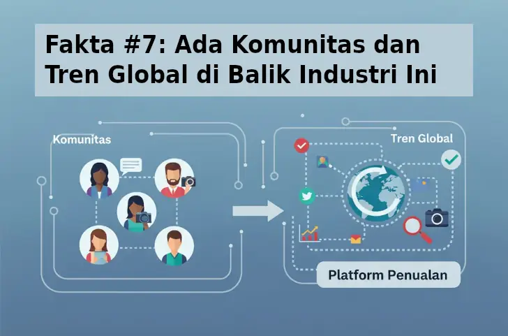 Fakta #7: Ada Komunitas dan Tren Global di Balik Industri Ini
