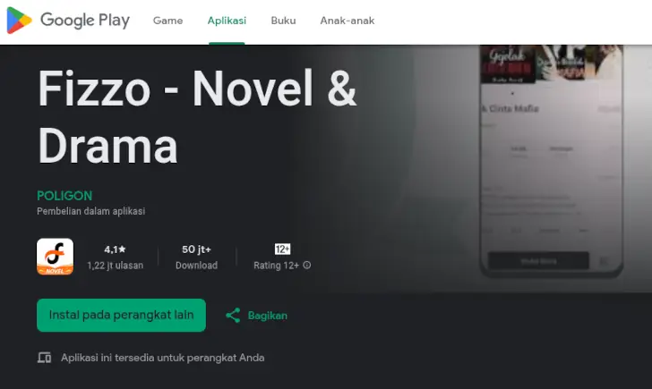 Fizzo Novel adalah
