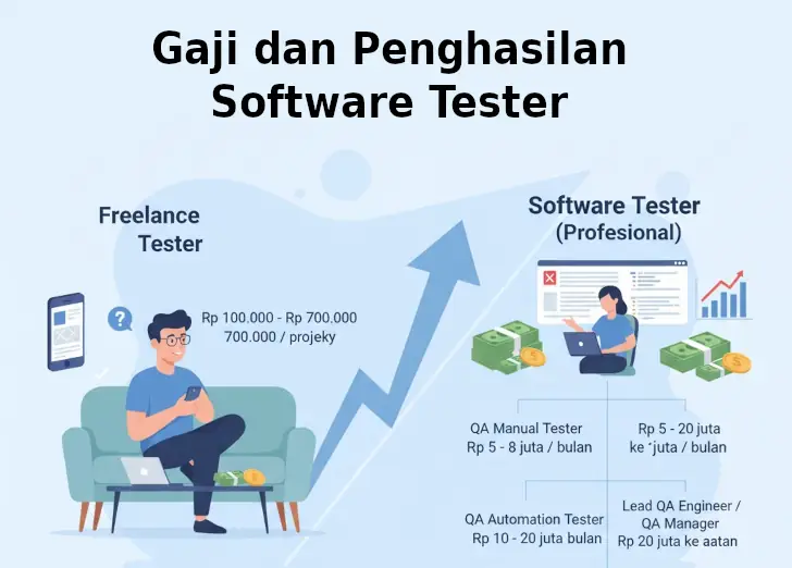 Cara Menjadi Tester Aplikasi & Website Dibayar Dollar 3 gaji penghasilan software tester