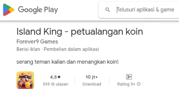 game penghasil saldo dana Island King