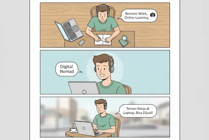 10 Ide Foto dari HP yang Bisa Dijual Online dan Laku Keras! 4 ide foto orang sedang bekerja