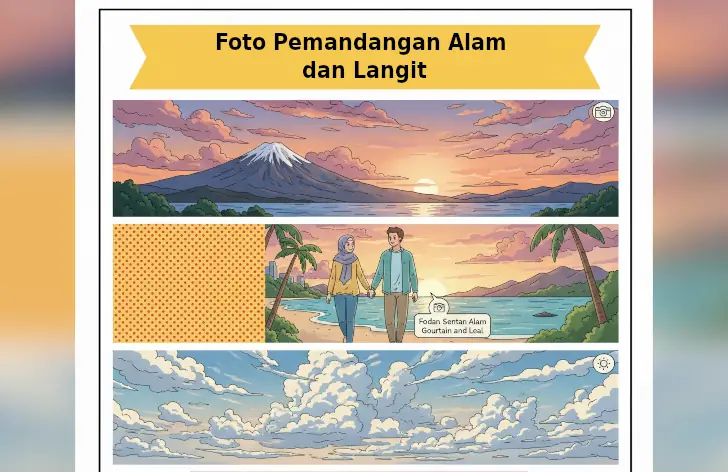 10 Ide Foto dari HP yang Bisa Dijual Online dan Laku Keras! 2 ide foto pemandangan alam dan langit