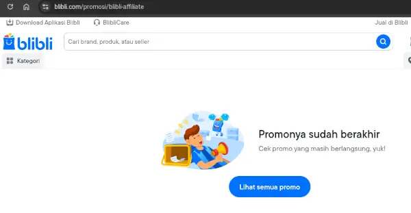 platform affiliate Blibli