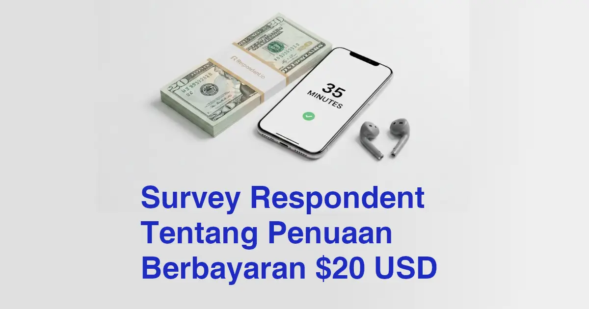 survey Respondent tentang penuaan